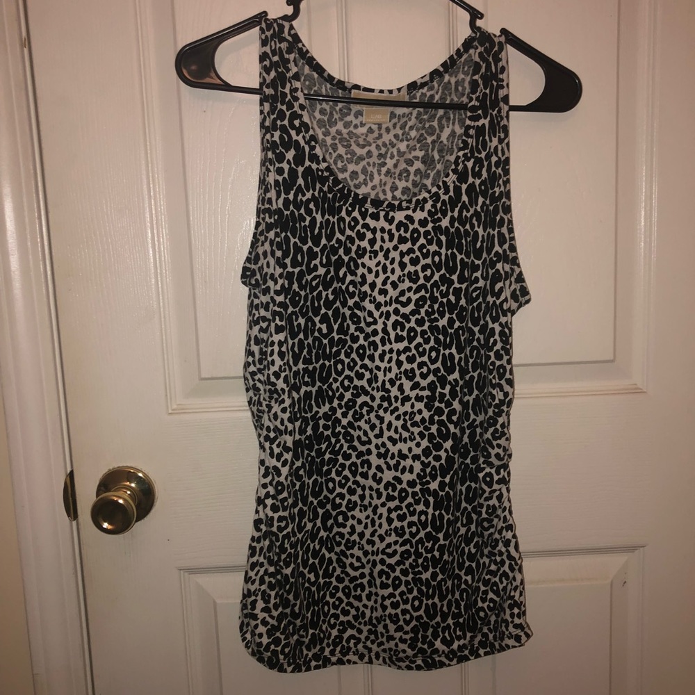 MK leopard print tank top